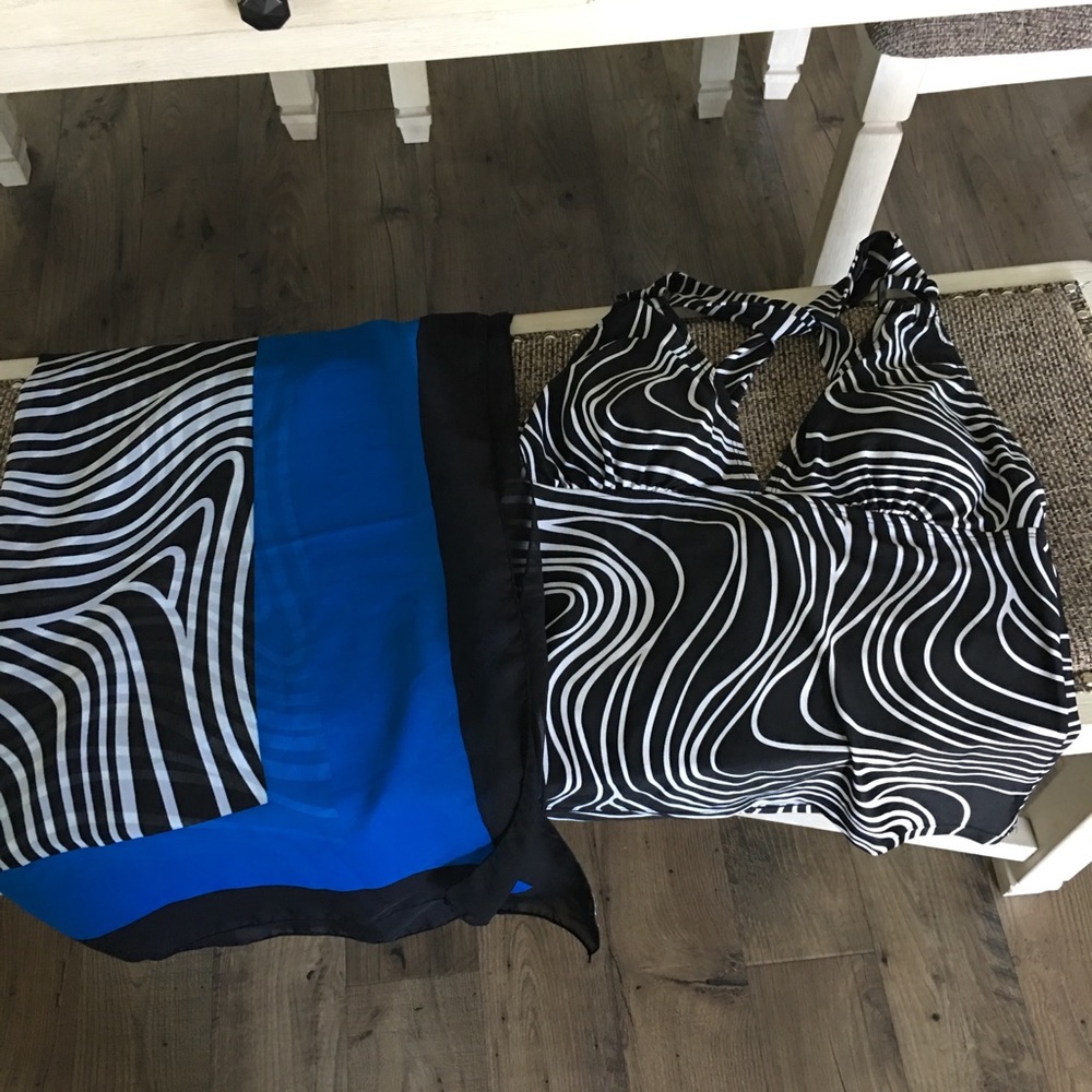 Tanking top and matching wrap